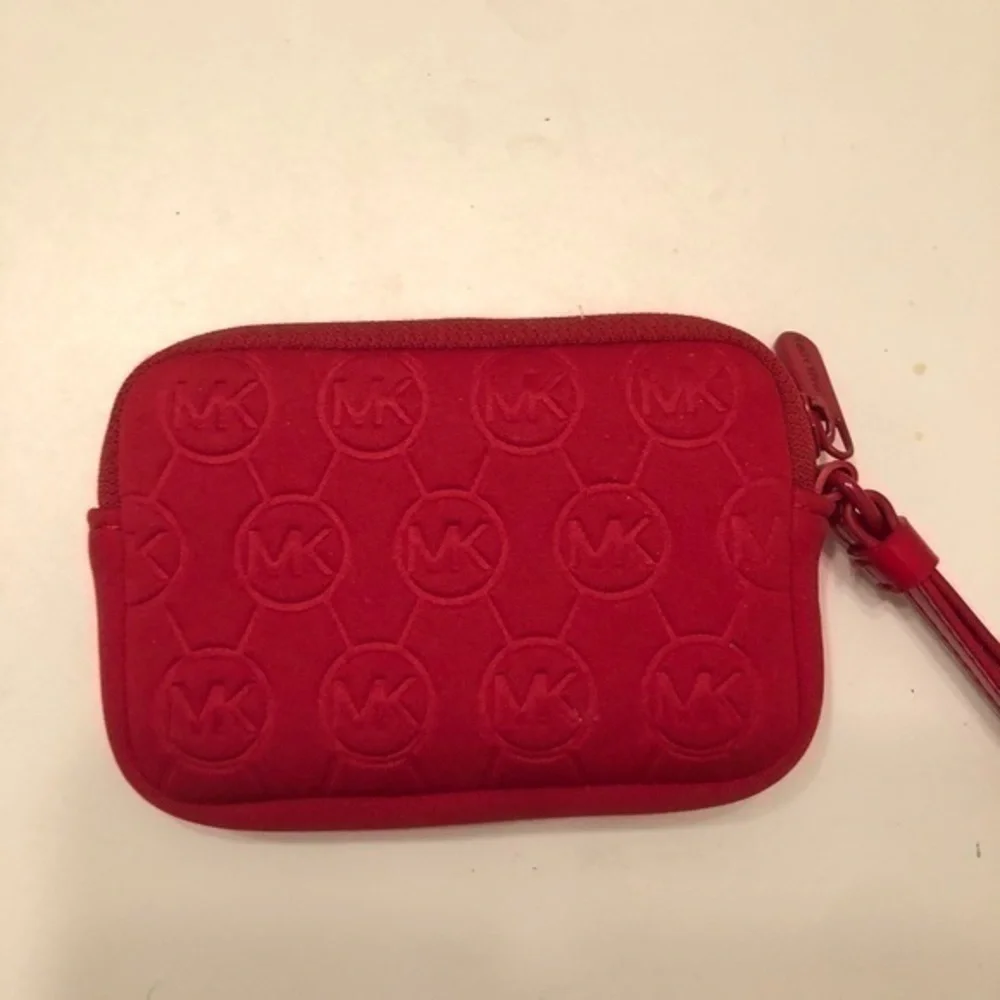 Michael kors red neoprene writer mini clutch bag - Picture 6 of 6